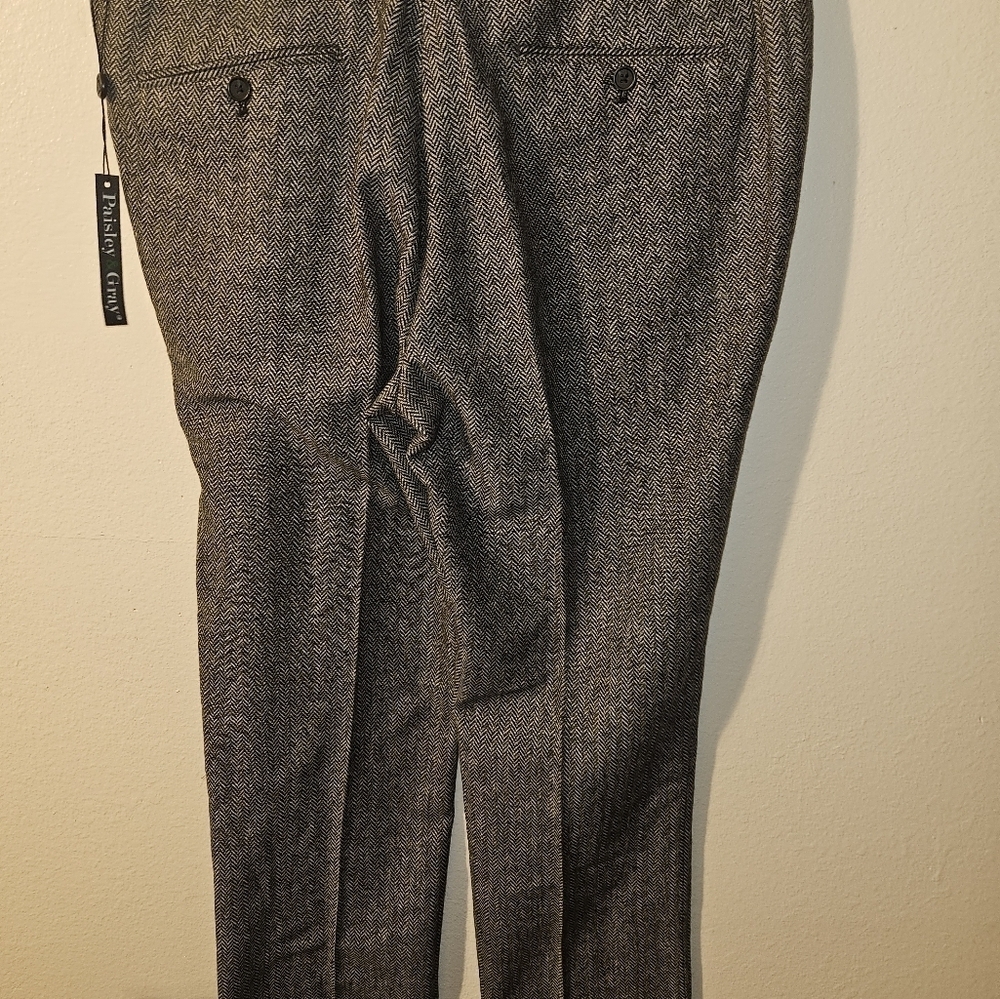 Paisley & Gray Mens Slim Fit Slacks Size 36/32 - Picture 6 of 13